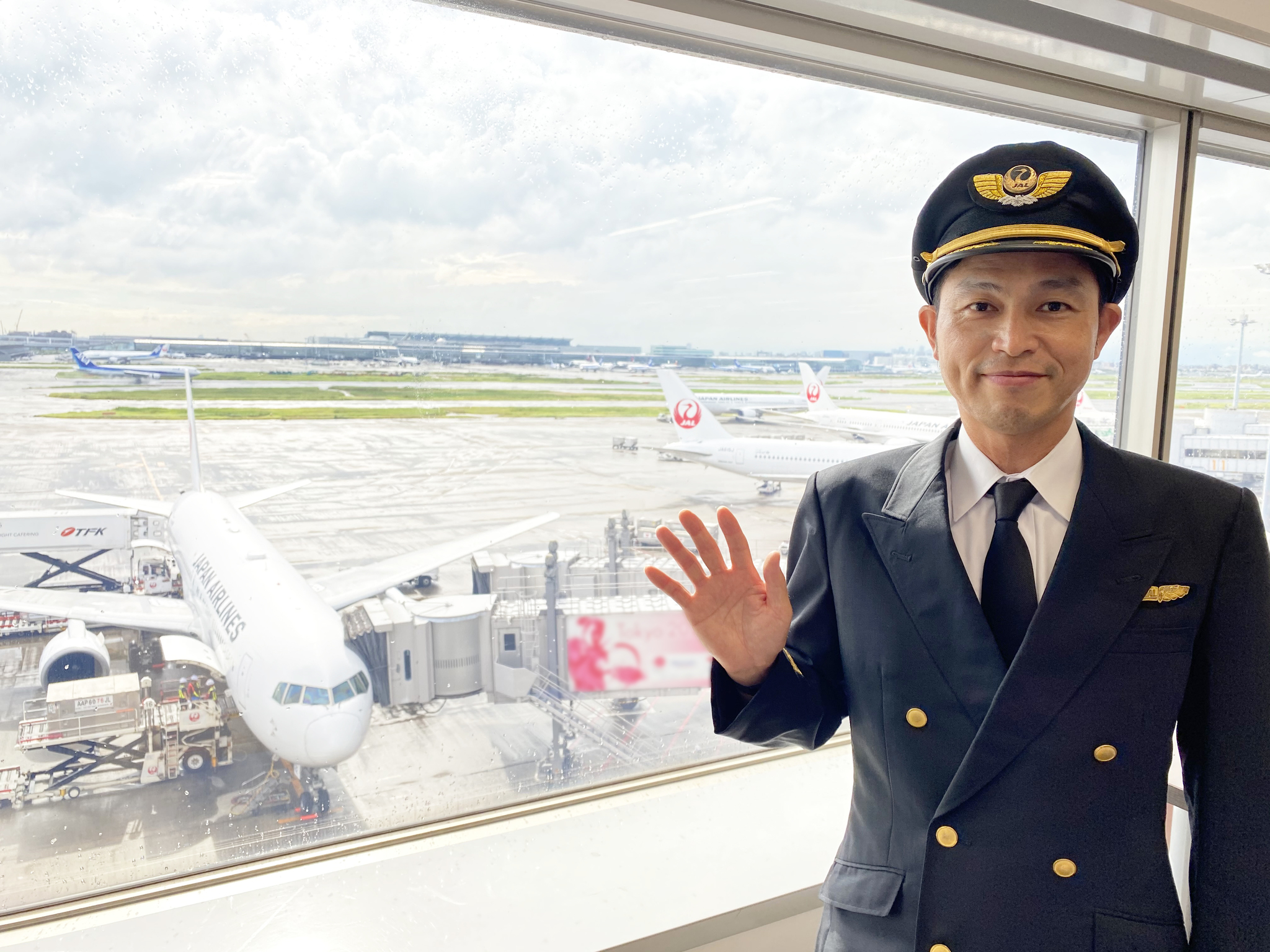 日本エアシステム 運航乗務員 胸章ウイングマーク