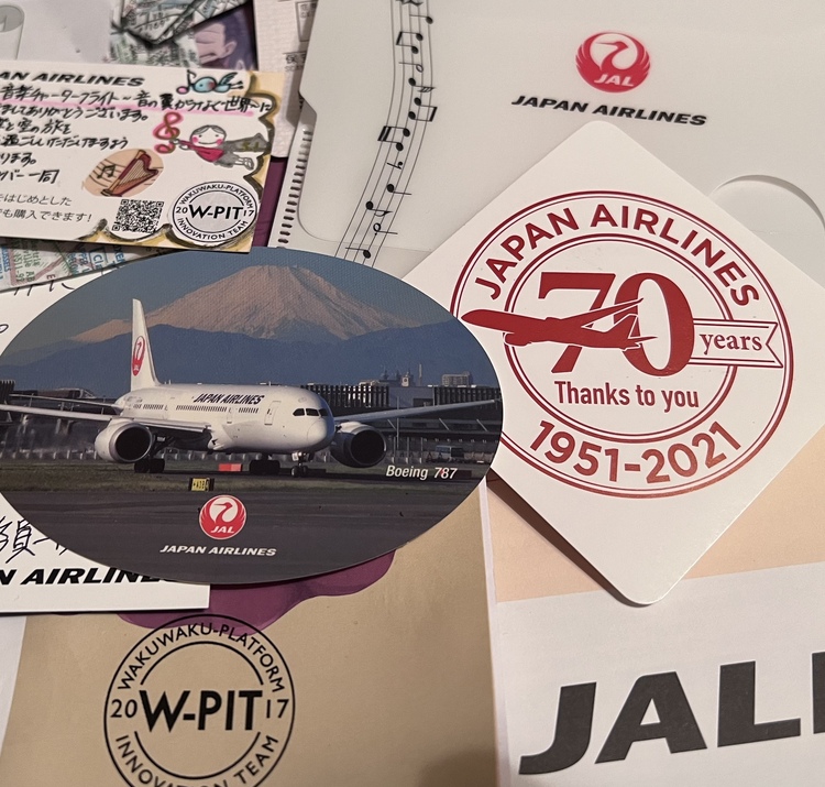 JAL 日本航空 エアープレーン 旧ロゴ 特大サイズ デスクトップ ...