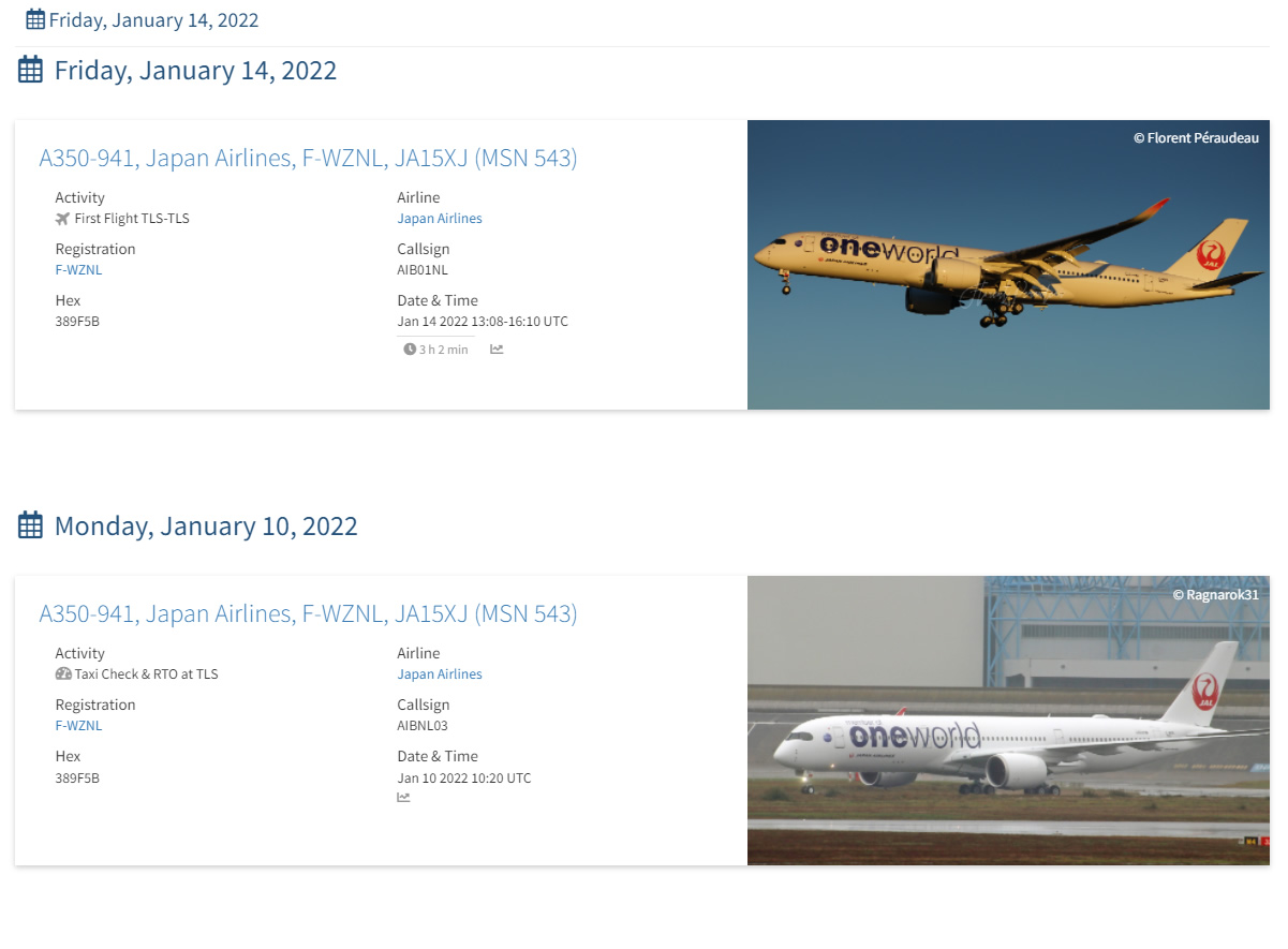 JAL A350のワンワールド塗装機が空へ！