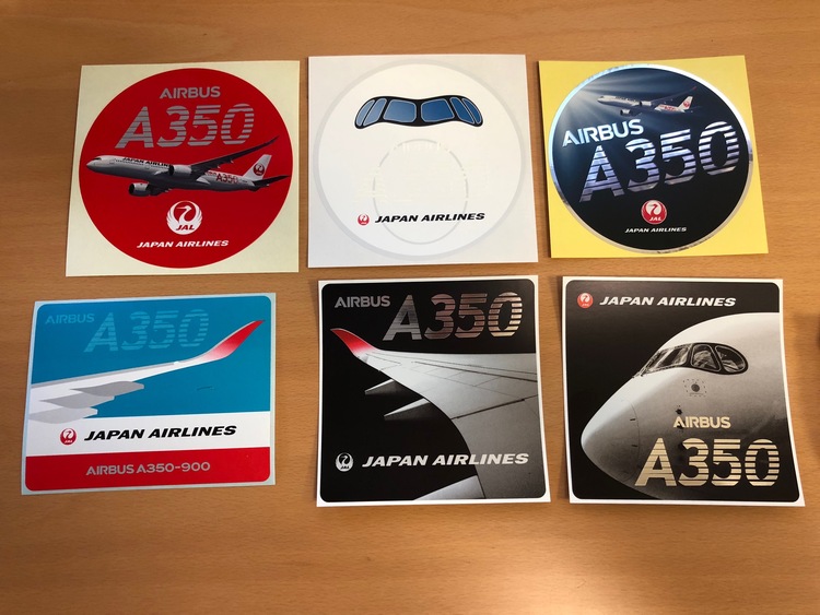 A350初便レポート #9 搭乗記念品編