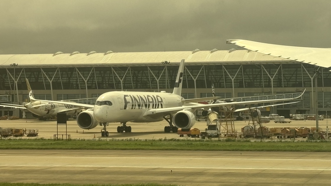 関空と浦東で待つフィンエアーA350！