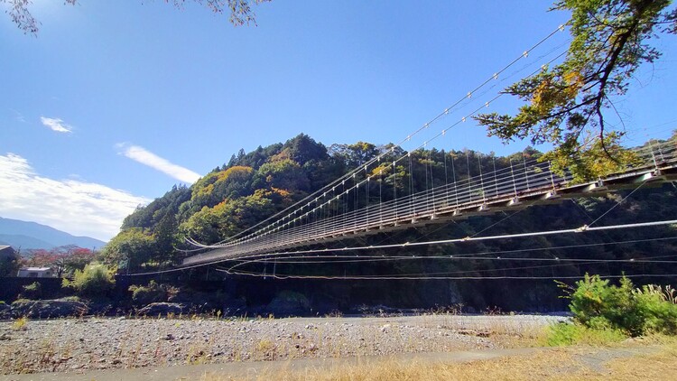 吊り橋 大井川